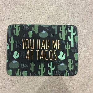 Mainstays Black and Green Cactus Doormat